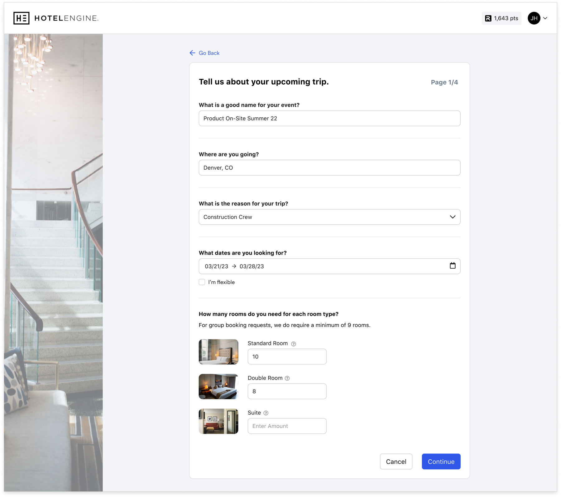 Old form page