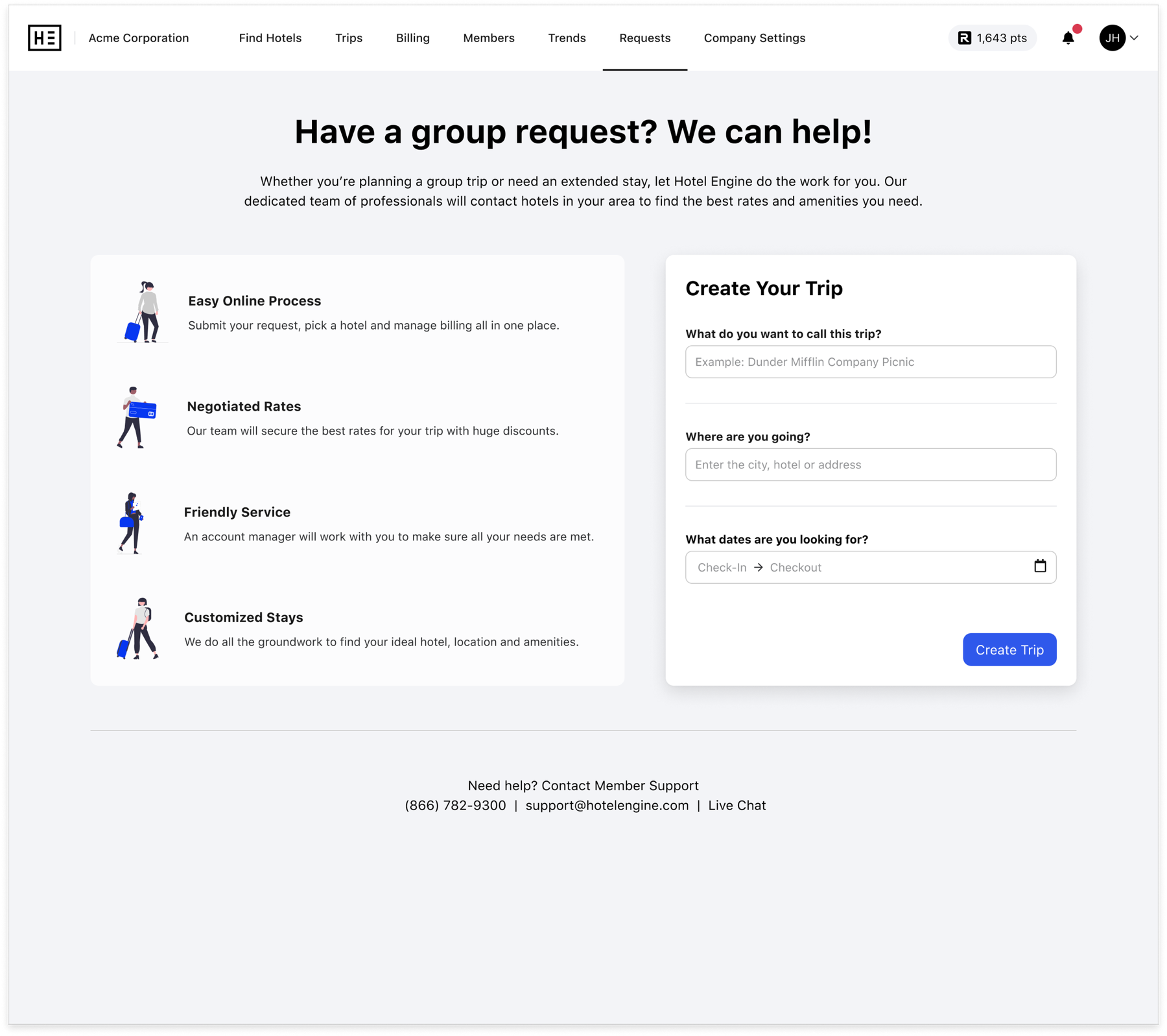 Old start page