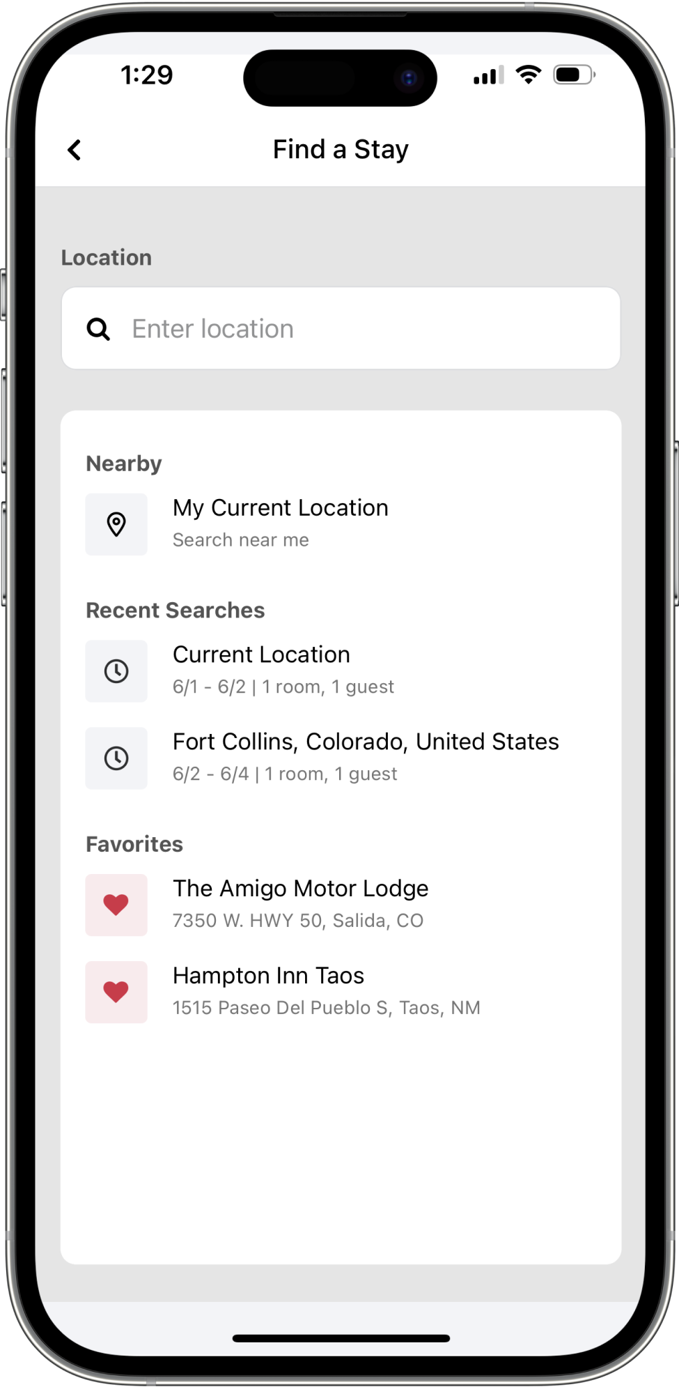 Search flow step 2