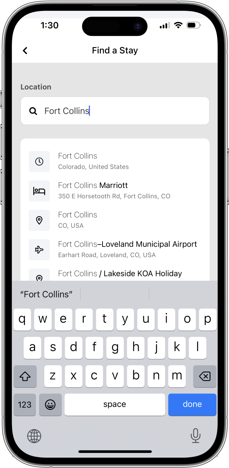 Search flow step 3