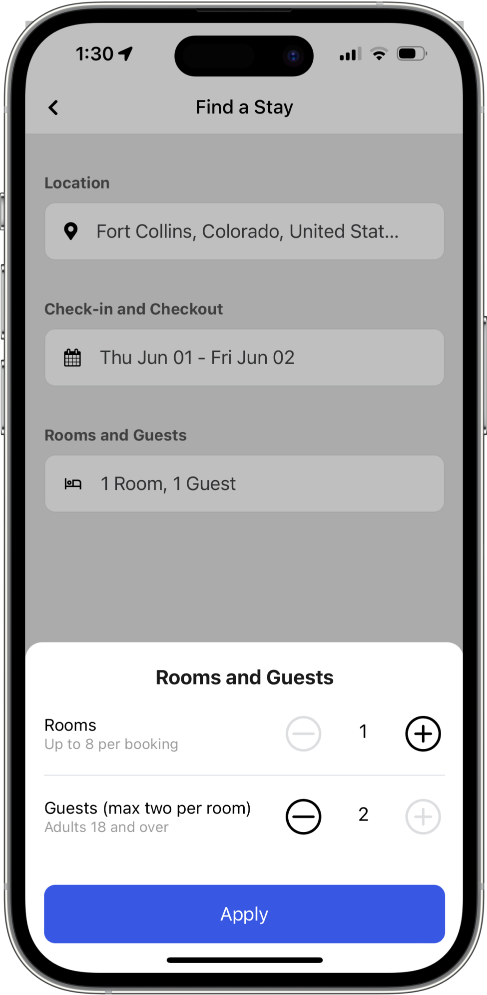Search flow step 5