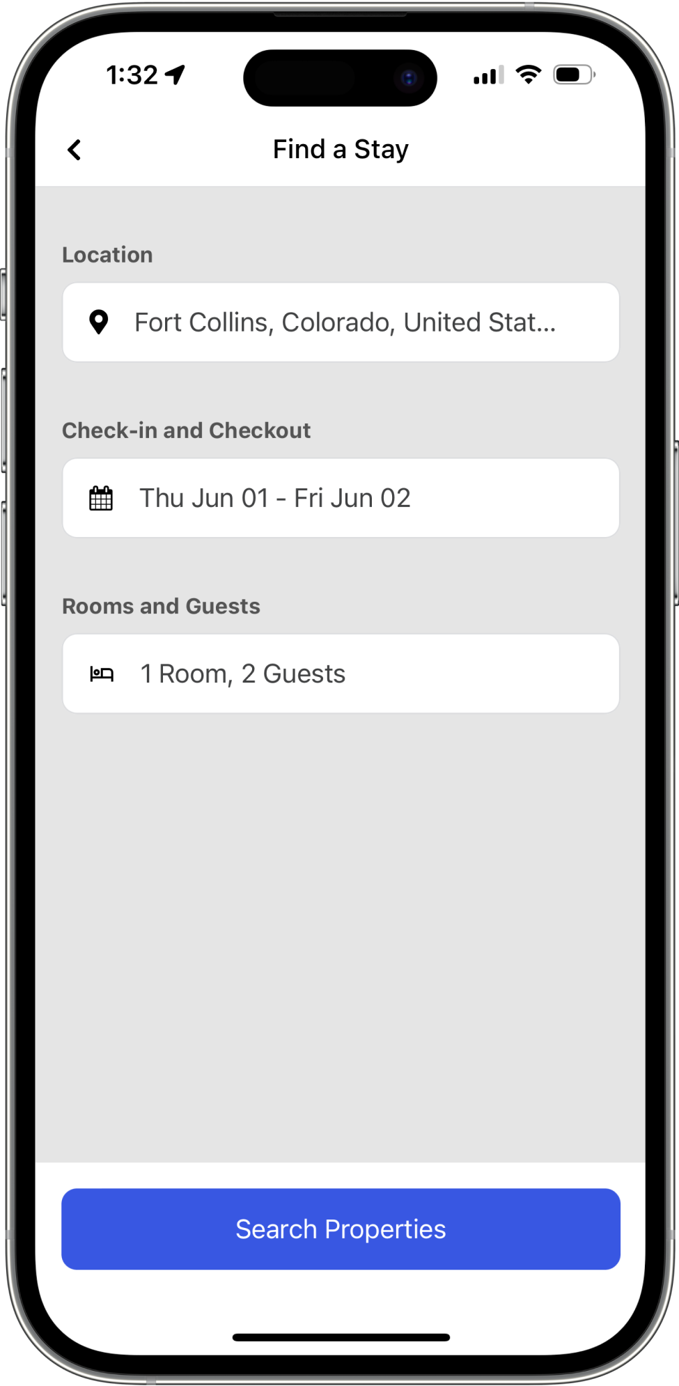Search flow step 6